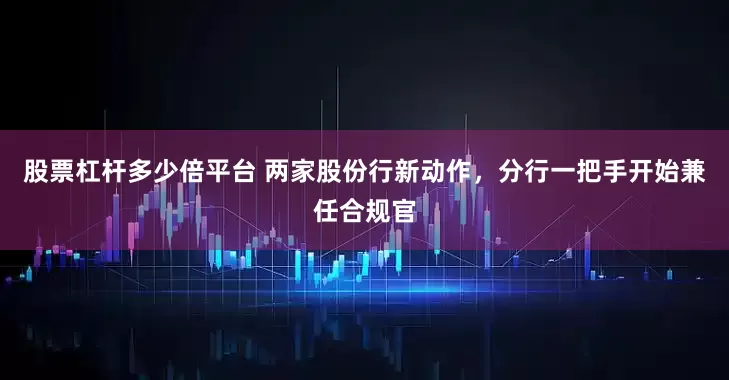 股票杠杆多少倍平台 两家股份行新动作，分行一把手开始兼任合规官